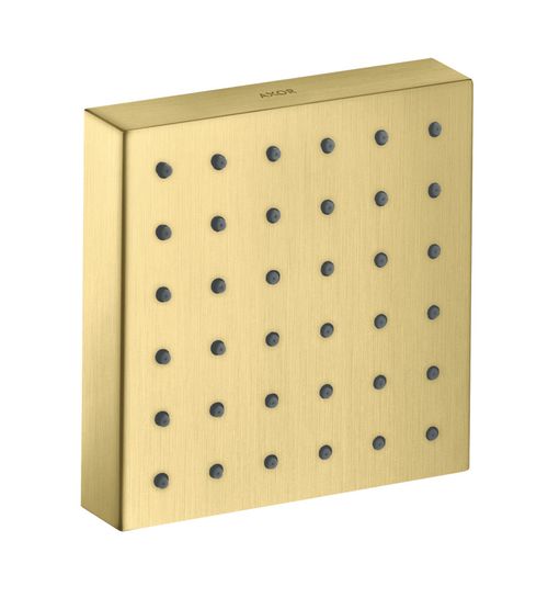 AXOR-HG-AXOR-ShowerSolutions-Brausemodul-120-120-Unterputz-eckig-Brushed-Brass-28491950 gallery number 1